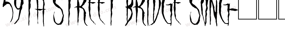 59th street bridge song字体转换